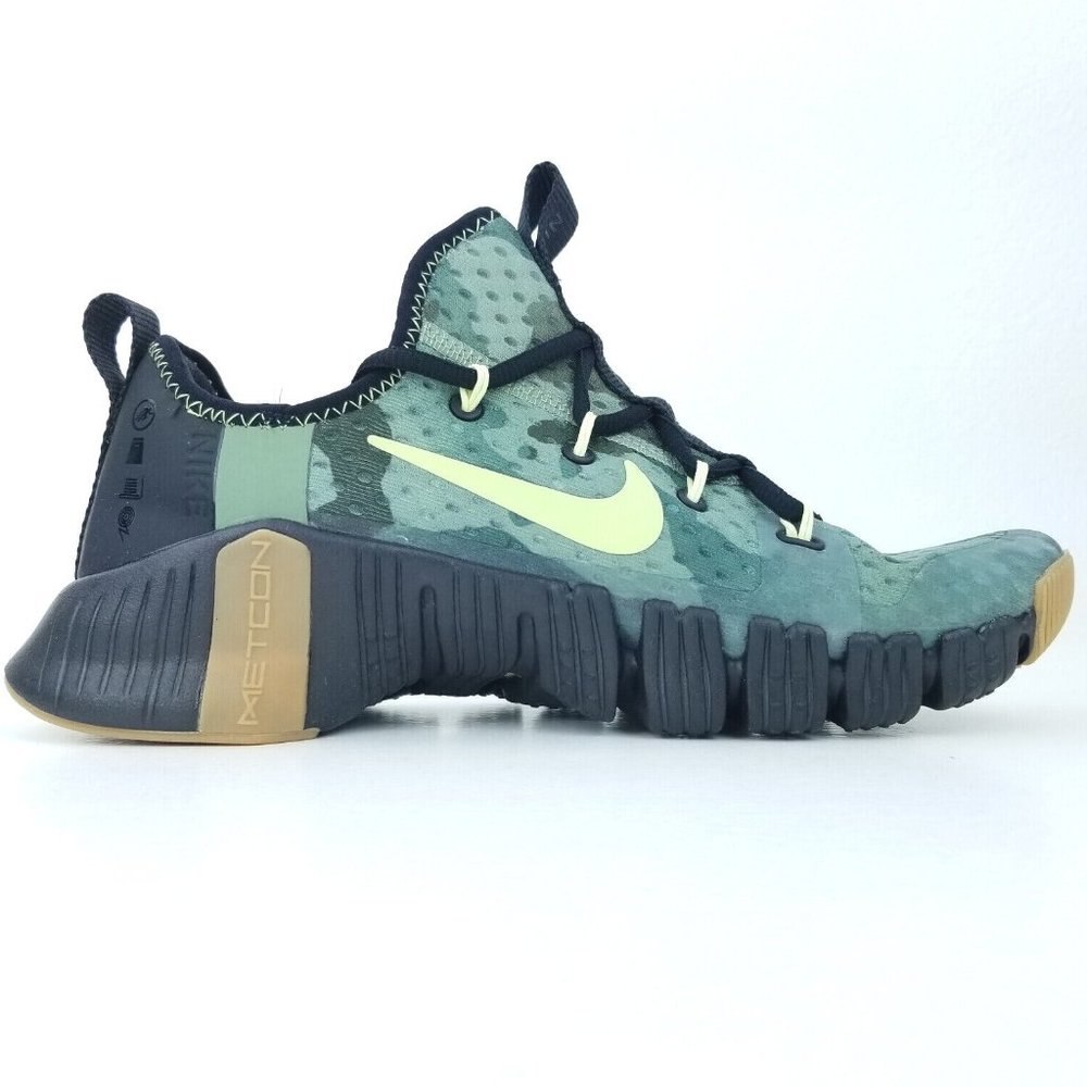 Nike Free Metcon 3 Men's Training Shoes Green Black Camo CJ0861 032 Size 11.5